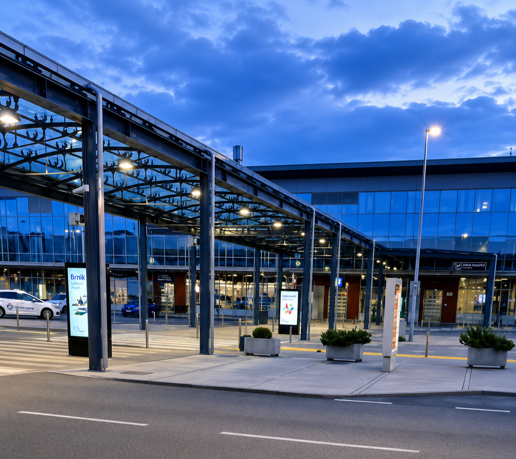 Ljubljana Airport Check-in Area